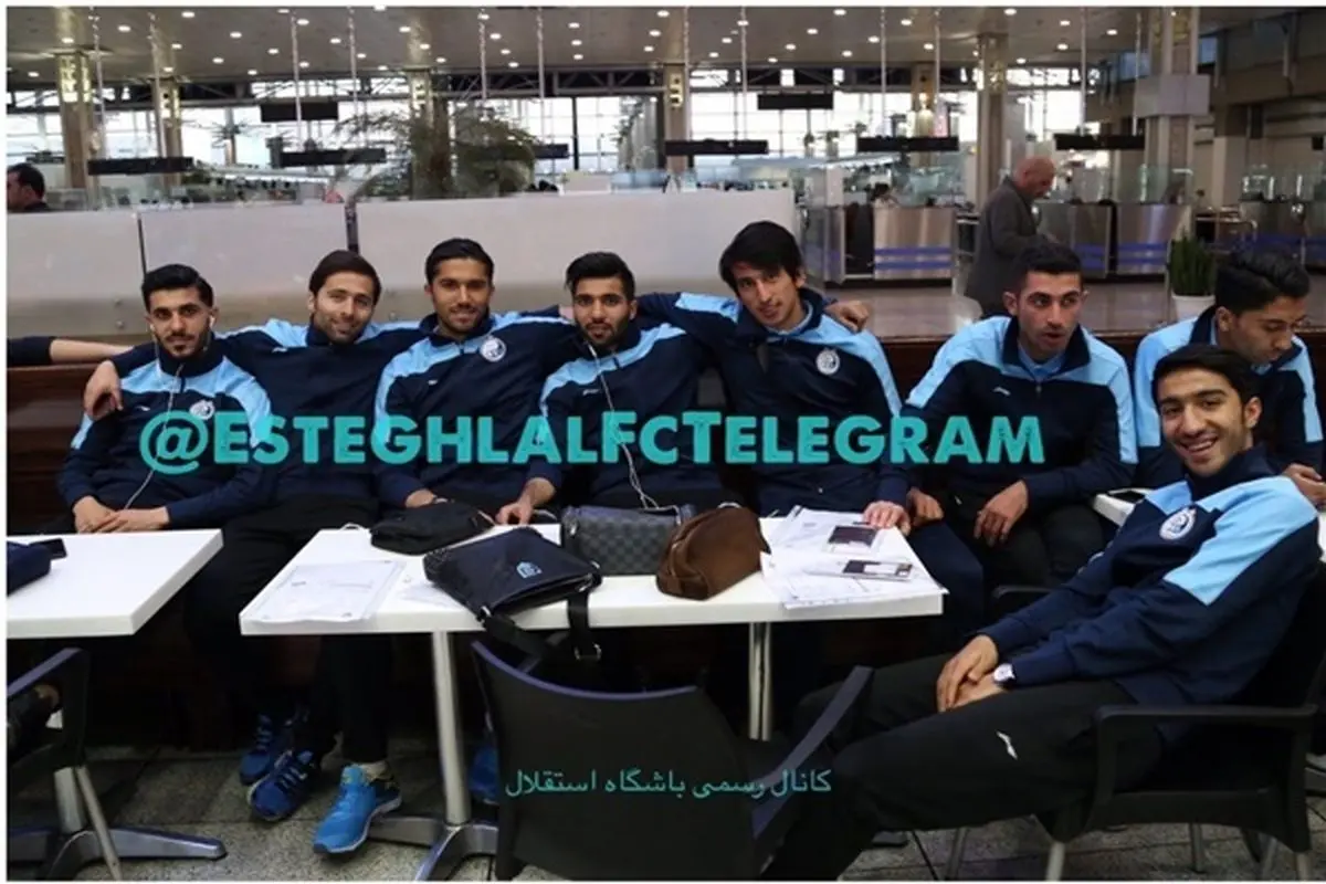 استقلالی‌ها در فرودگاه، بدون منصوریان +عکس