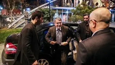 خودرویی که وزیرفرهنگ را به تالار وحدت برد/عکس