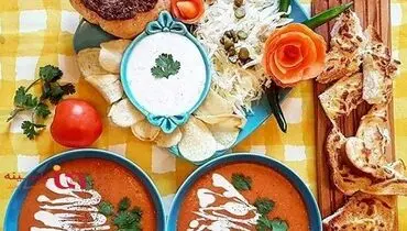 سوپ گوجه فرنگی و خامه، یک سوپ لذیذ زمستانی