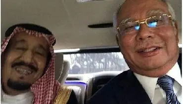 سلفی پادشاه عربستان و نخست وزیر مالزی