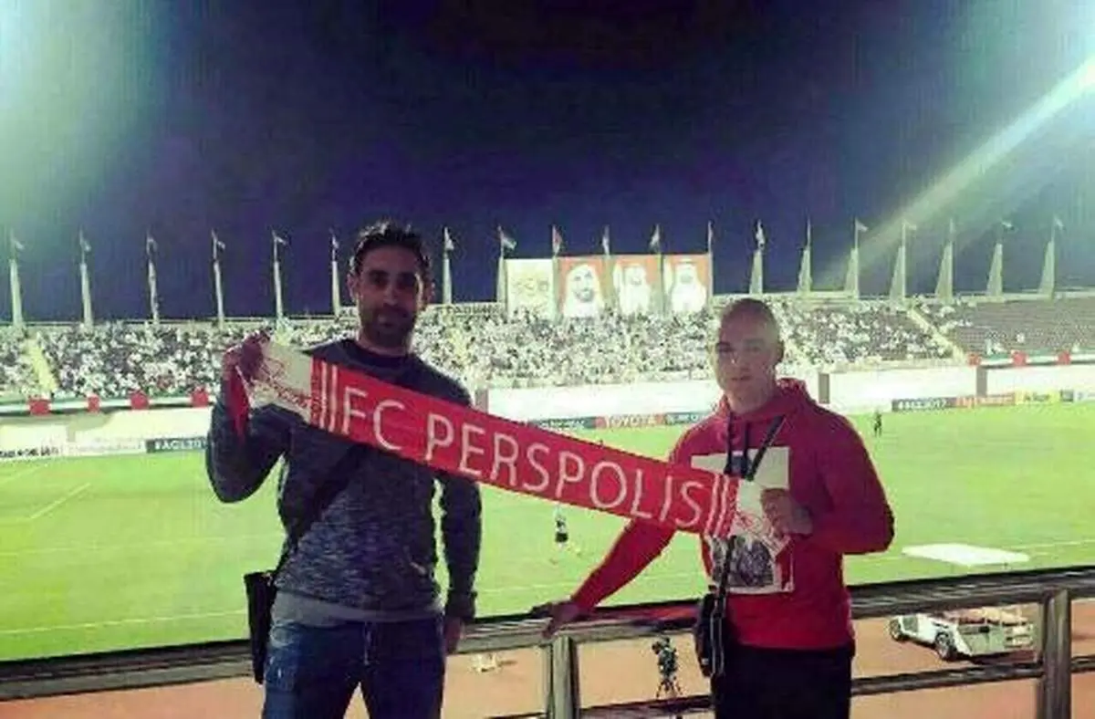 عکسی از پسر برانکو در ورزشگاه ابوظبی