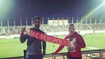 عکسی از پسر برانکو در ورزشگاه ابوظبی