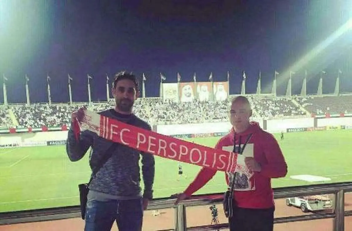 عکسی از پسر برانکو در ورزشگاه ابوظبی