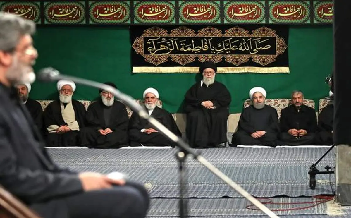 مراسم عزاداری شام شهادت حضرت فاطمه(س)برگزار شد