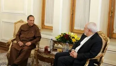 رئیس مجلس سریلانکا با ظریف دیدار کرد+عکس