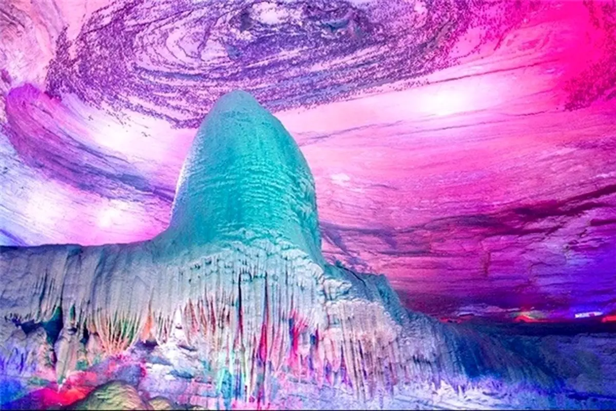 رنگی‌ترین غار جهان