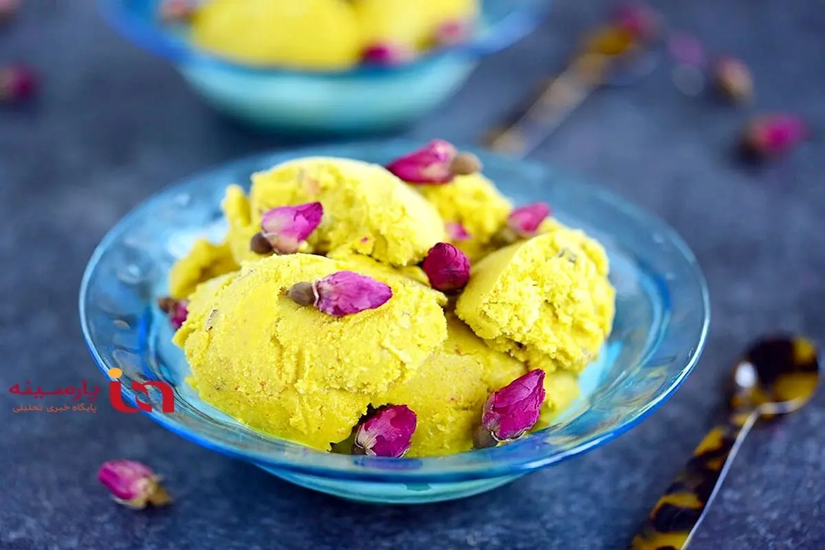 یک بستنی سنتی ایرانی اصیل درست کنید+فیلم و عکس