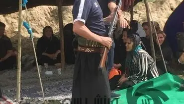 تیپ جالب عبدالله ویسی در سیزده به در/عکس