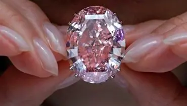 حراج یکی از گرانترین الماس‌های دنیا +عکس