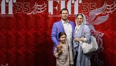 همسر و دختر پژمان بازغی در پردیس سینمایی چارسو/عکس