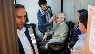 میرسلیم در اتاق گریم /عکس