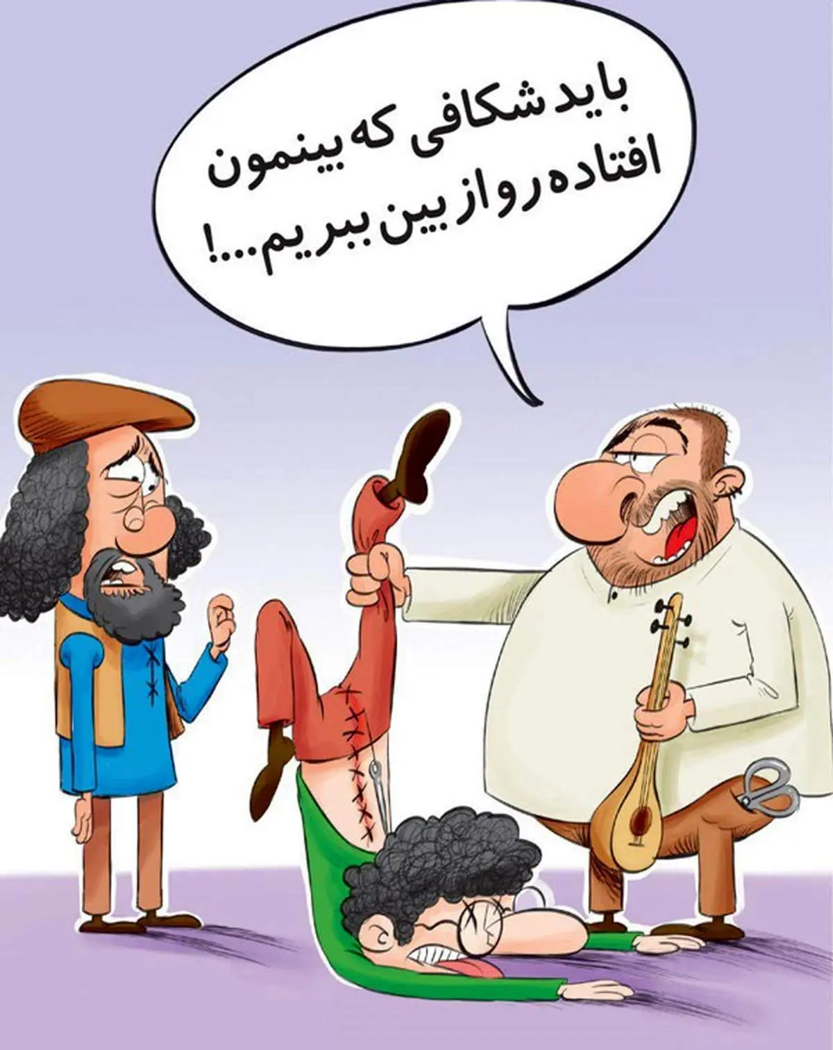 همه ناگهان یاد هنرمندان افتادند!/کاریکاتور