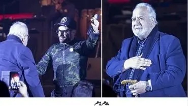 ناصر ملک‌مطیعی در کنسرت محمدرضا گلزار/ عکس