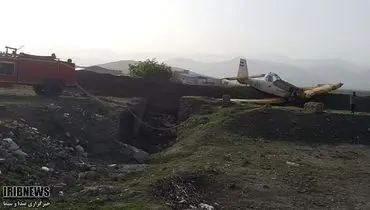سقوط هواپیمای سمپاش در پیرانشهر +عکس