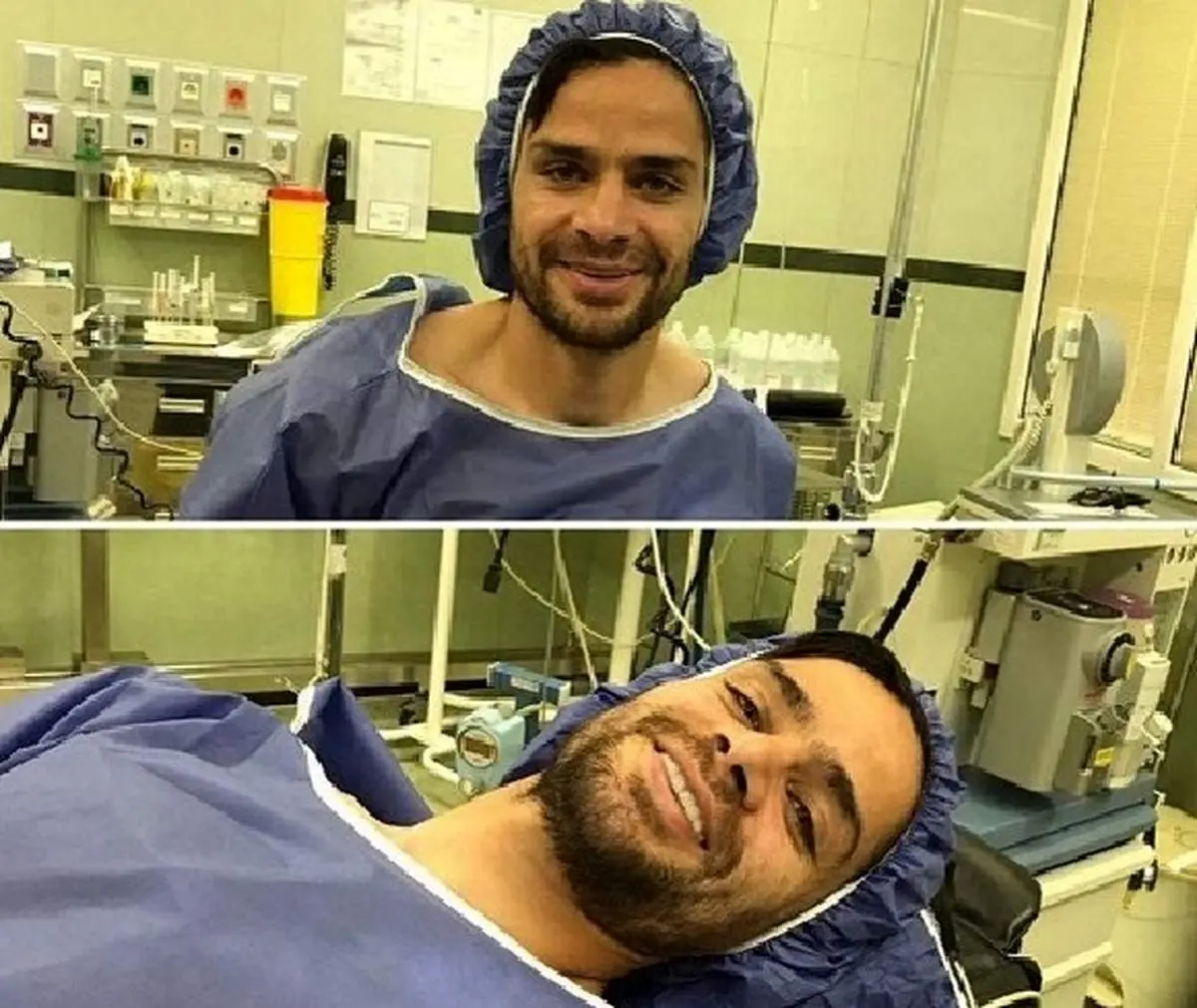 هافبک پرسپولیس در اتاق عمل +عکس