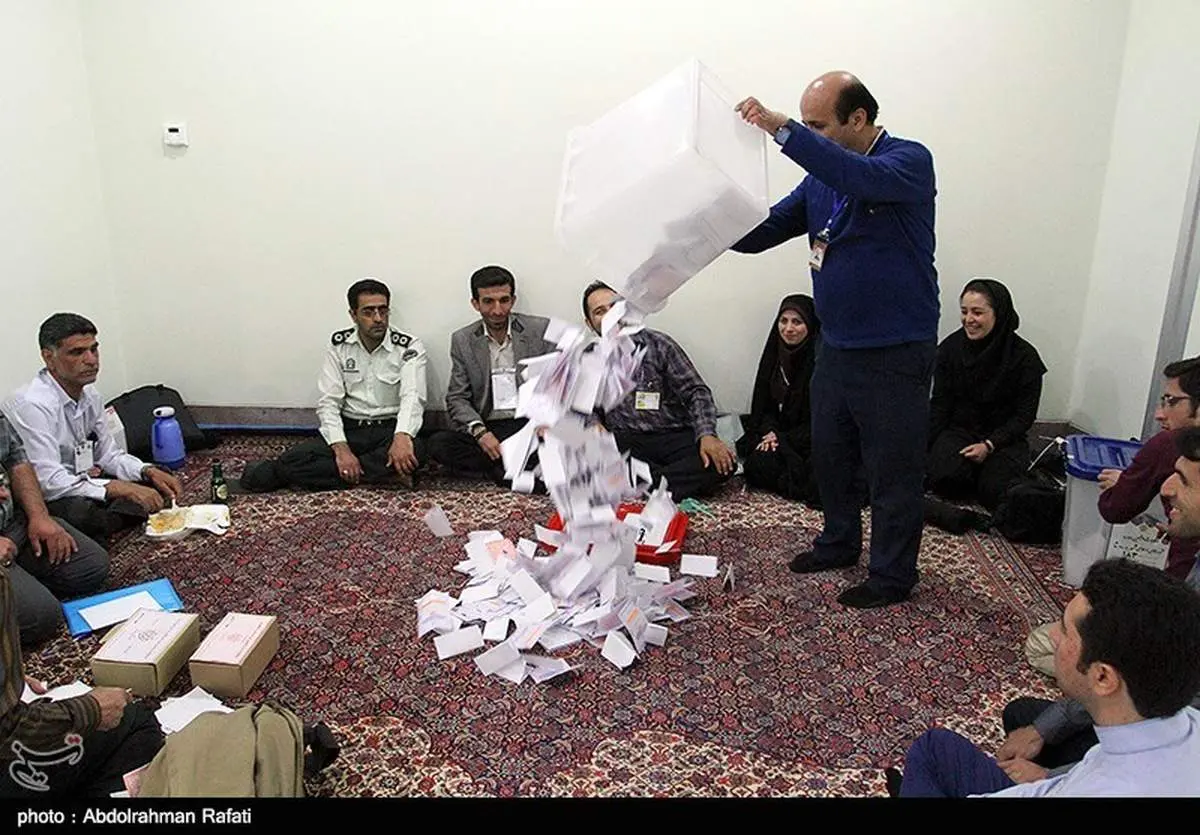 شمارش آرای انتخابات ریاست جمهوری در همدان