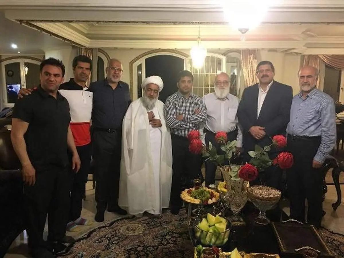 مراسم آشتی کنان عباس جدیدی و علیرضا دبیر +عکس