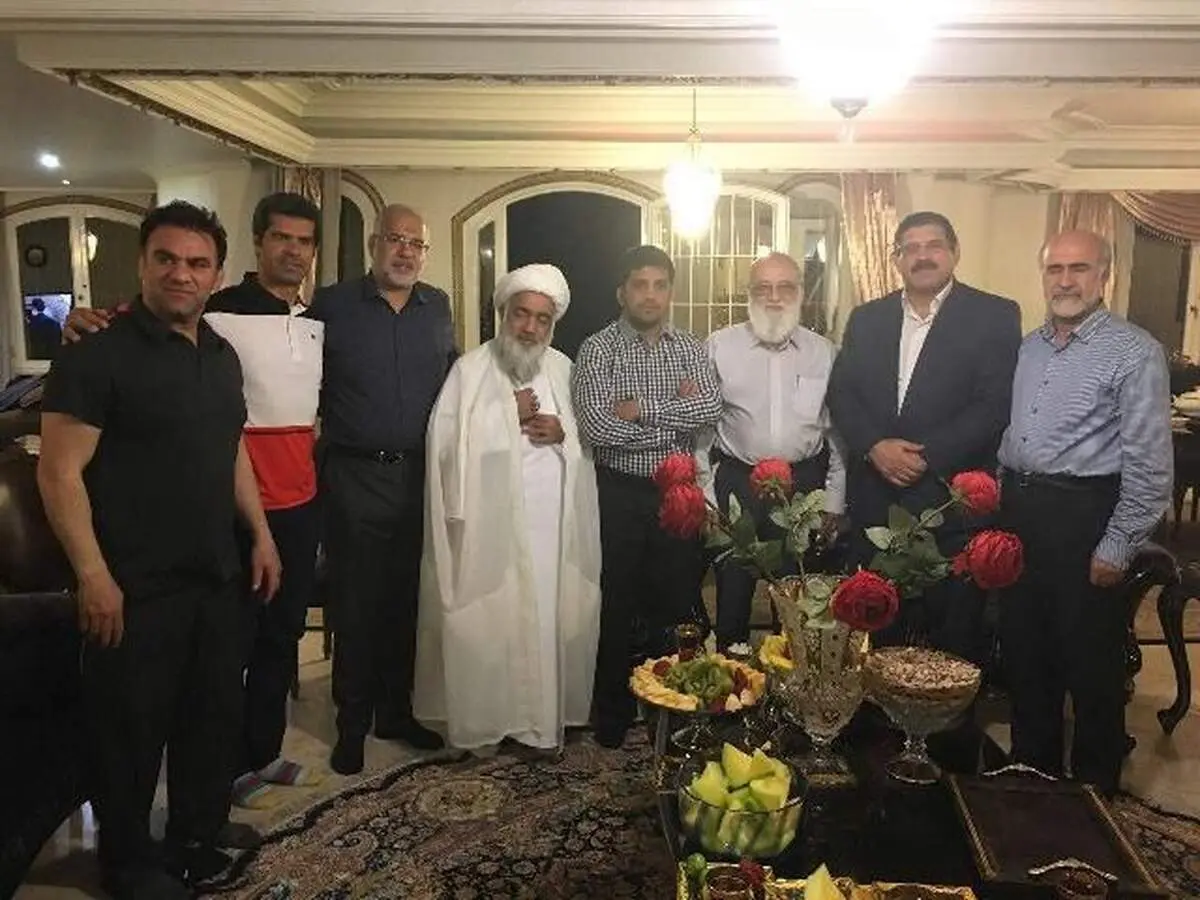 مراسم آشتی کنان عباس جدیدی و علیرضا دبیر +عکس