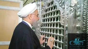 روحانی حرم حضرت معصومه(س) را زیارت کرد +عکس