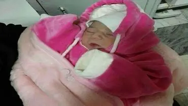 پیدا شدن نوزادی در سطل زباله در میاندوآب