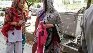 دستفروش های چینی در تهران!/عکس