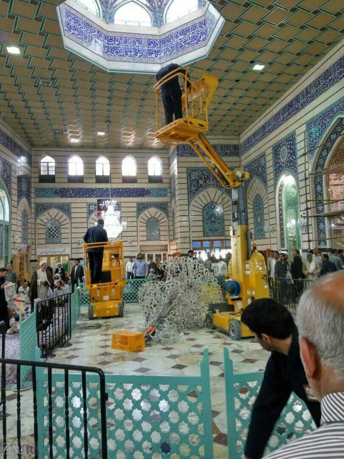 حادثه در حرم حضرت معضومه(س)