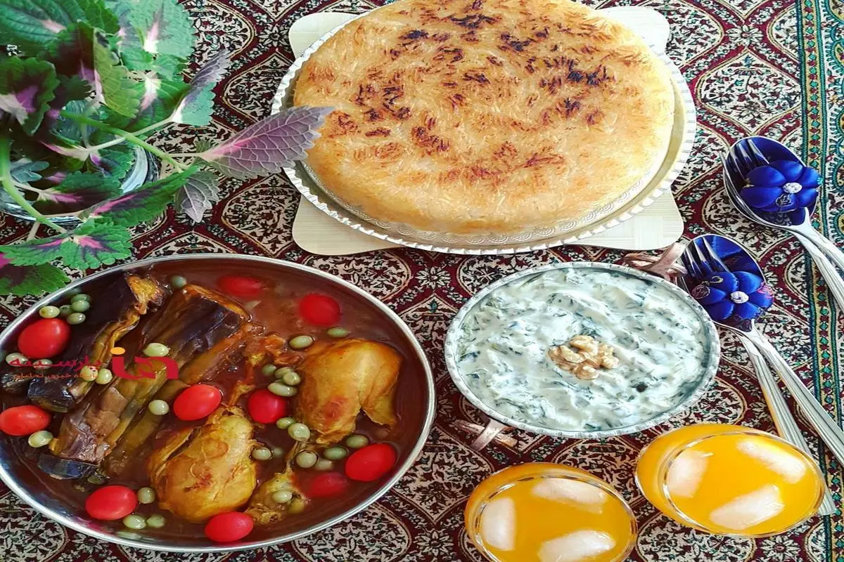 طرز تهیه یک مسما بادمجان عالی و اصیل+فیلم