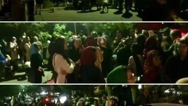 زنانی که امشب پشت در ورزشگاه ماندند+عکس