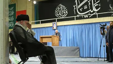 مراسم سوگواری مولای متقیان امام علی(ع) در حضور رهبر انقلاب