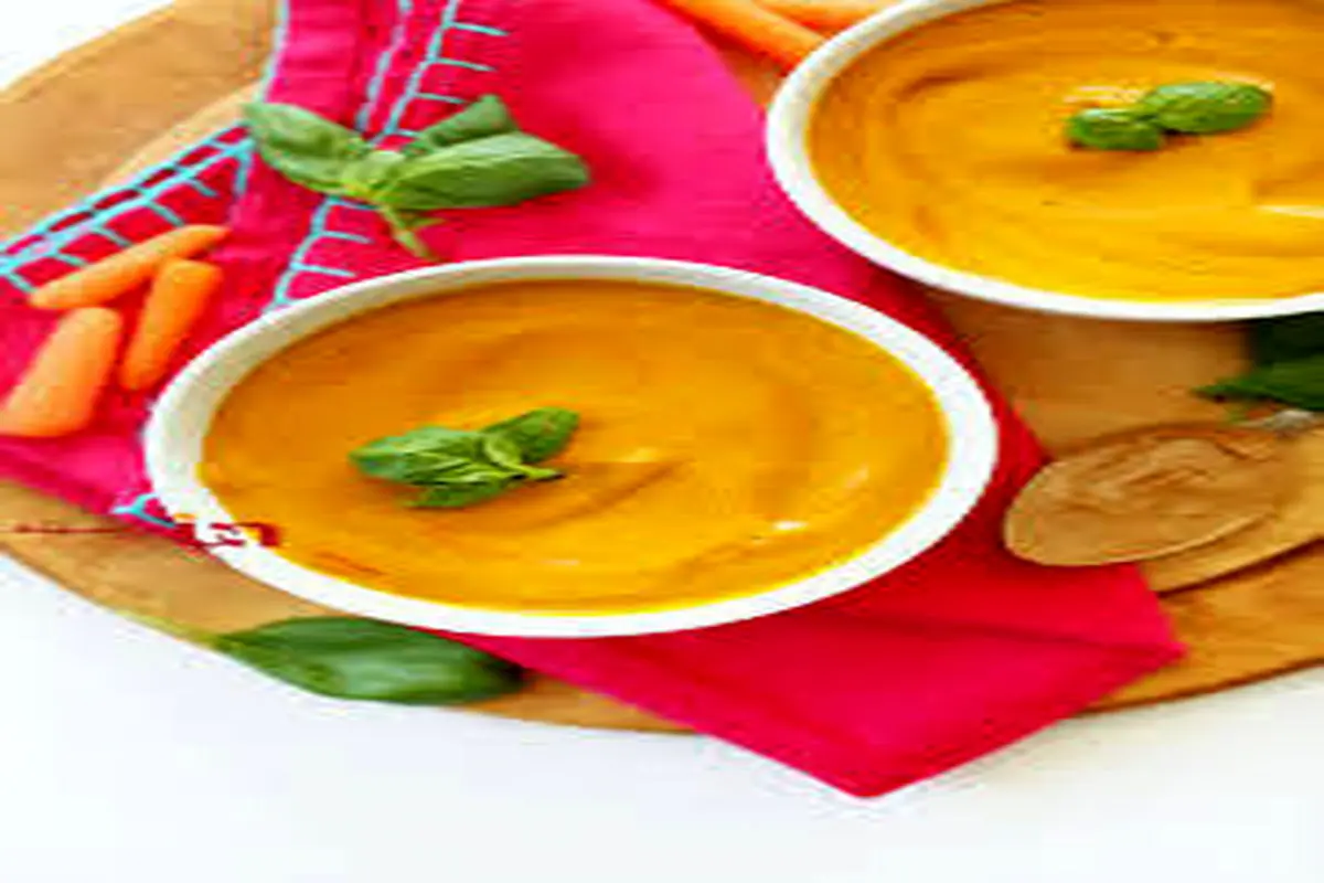 طزر تهیه سوپ هویج، یک سوپ آرامش‌بخش