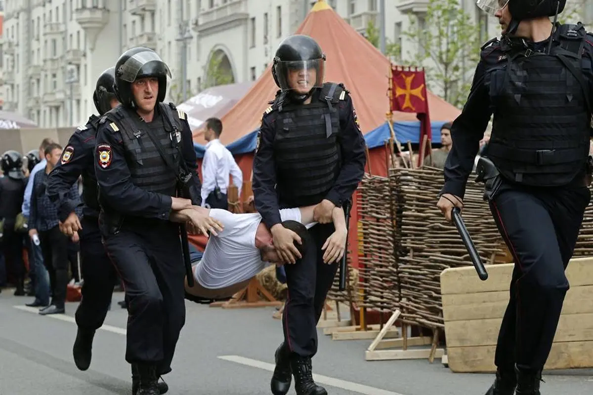 تظاهرات ضد دولتی در روسیه‎