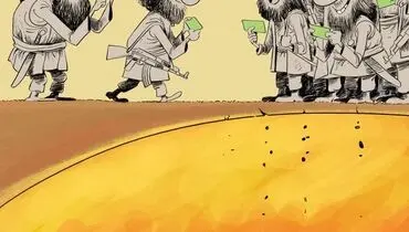اینم کارت ورود به بهشت!/کاریکاتور