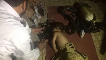 آتش‌نشانان جان دو کودک را نجات دادند+عکس
