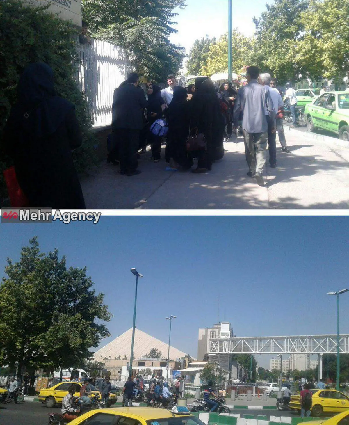 بهارستان بعد از تیراندازی/عکس