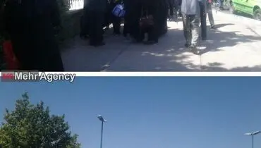 بهارستان بعد از تیراندازی/عکس