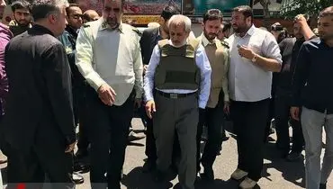 حضور دادستان تهران در محل حادثه تیراندازی در مجلس (+عکس)