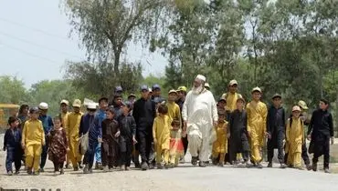 مرد پاکستانی با ۲۲ فرزند از سه همسر/عکس