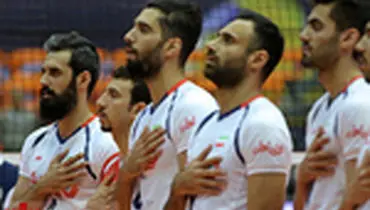 دیدار تیم‌های والیبال ایران و بلژیک