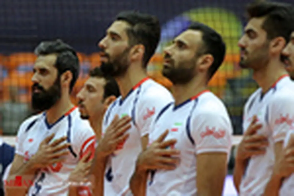 دیدار تیم‌های والیبال ایران و بلژیک