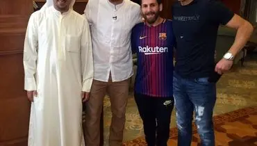 مسی ایرانی درملاقات با کاسیاس واقعی/عکس