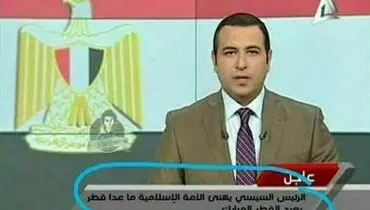 عکس| سیسی به همه تبریک گفت به جز قطر!