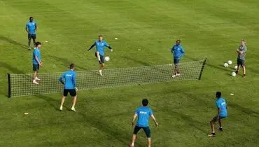 رامین رضاییان آبی‌پوش شد