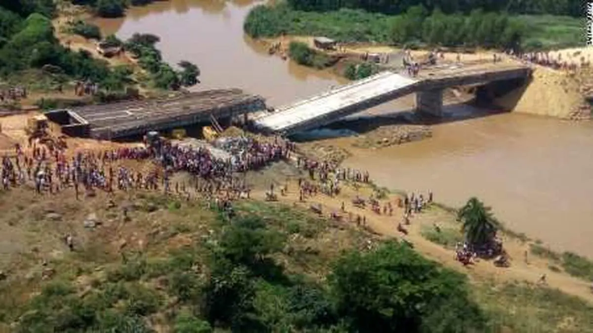 فرو ريختن پل ۱۲ ميليون دلاري چينی در کنيا