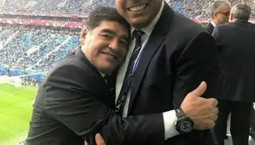 مارادونا و رونالدوی برزیلی در فینال جام کنفدراسیون‌ها