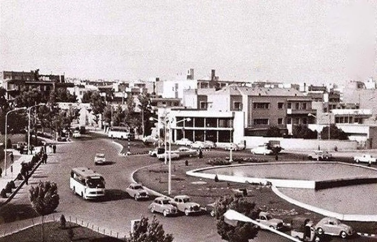 میدان ولیعصر(عج) در سال ۱۳۴۲