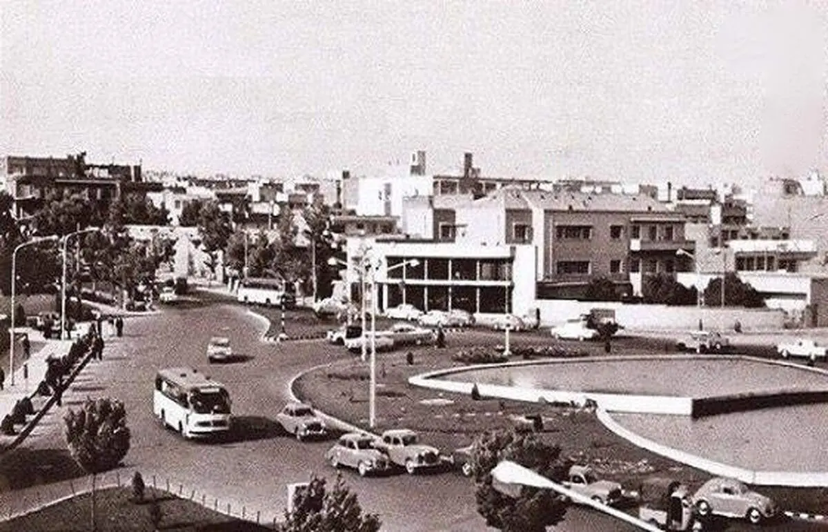 میدان ولیعصر(عج) در سال ۱۳۴۲