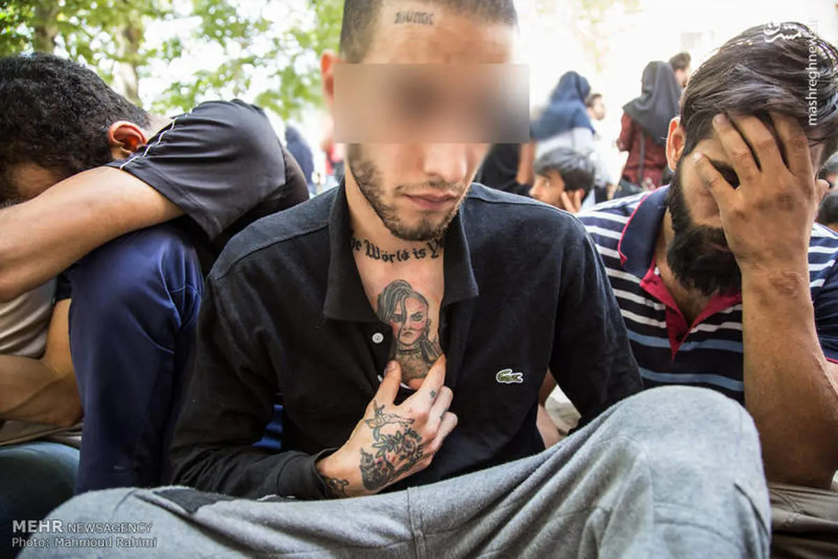 خالکوبی عجیب سارق تهرانی