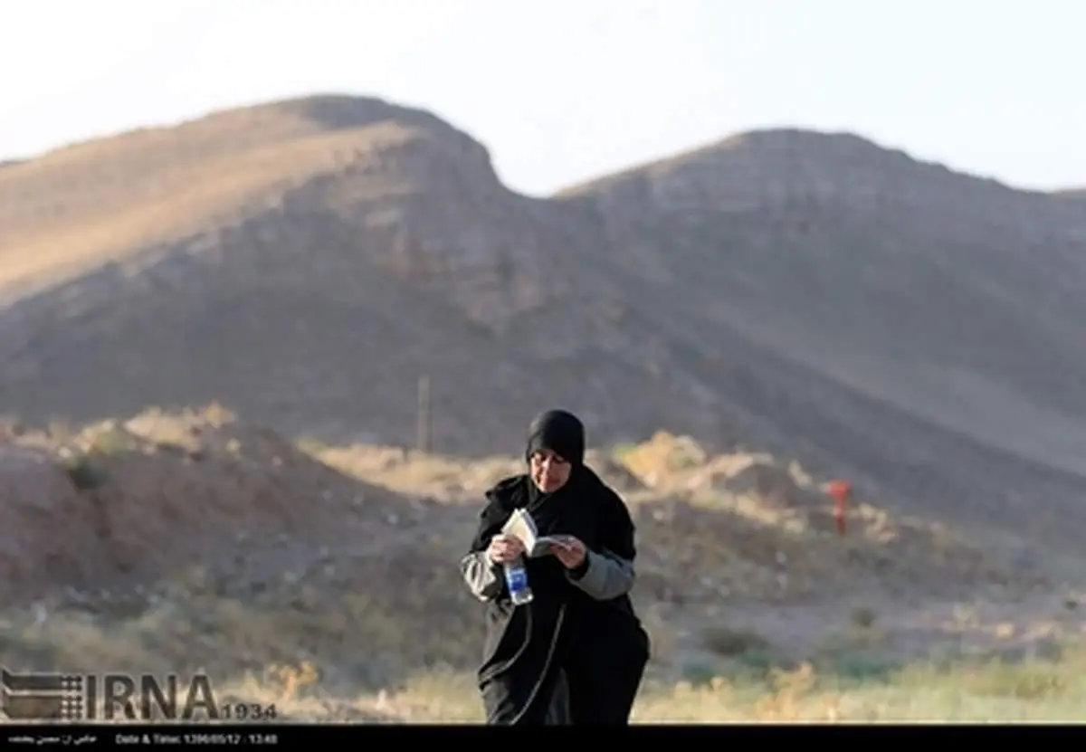 زائران پیاده حرم رضوی