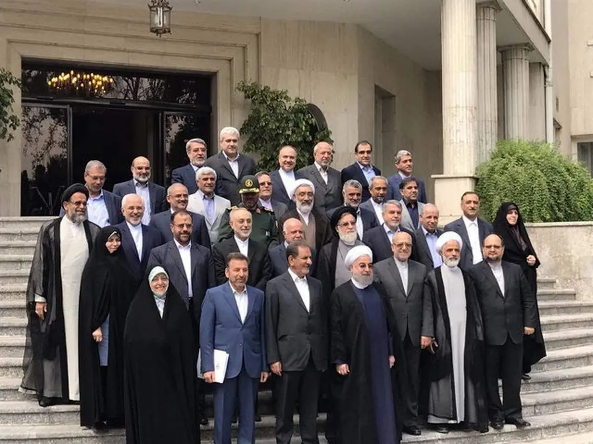 هیات دولت یازدهم در قاب تصویر