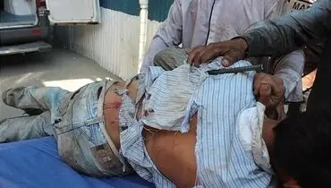 فرو رفتن میلگرد ۲متری در بدن کارگر